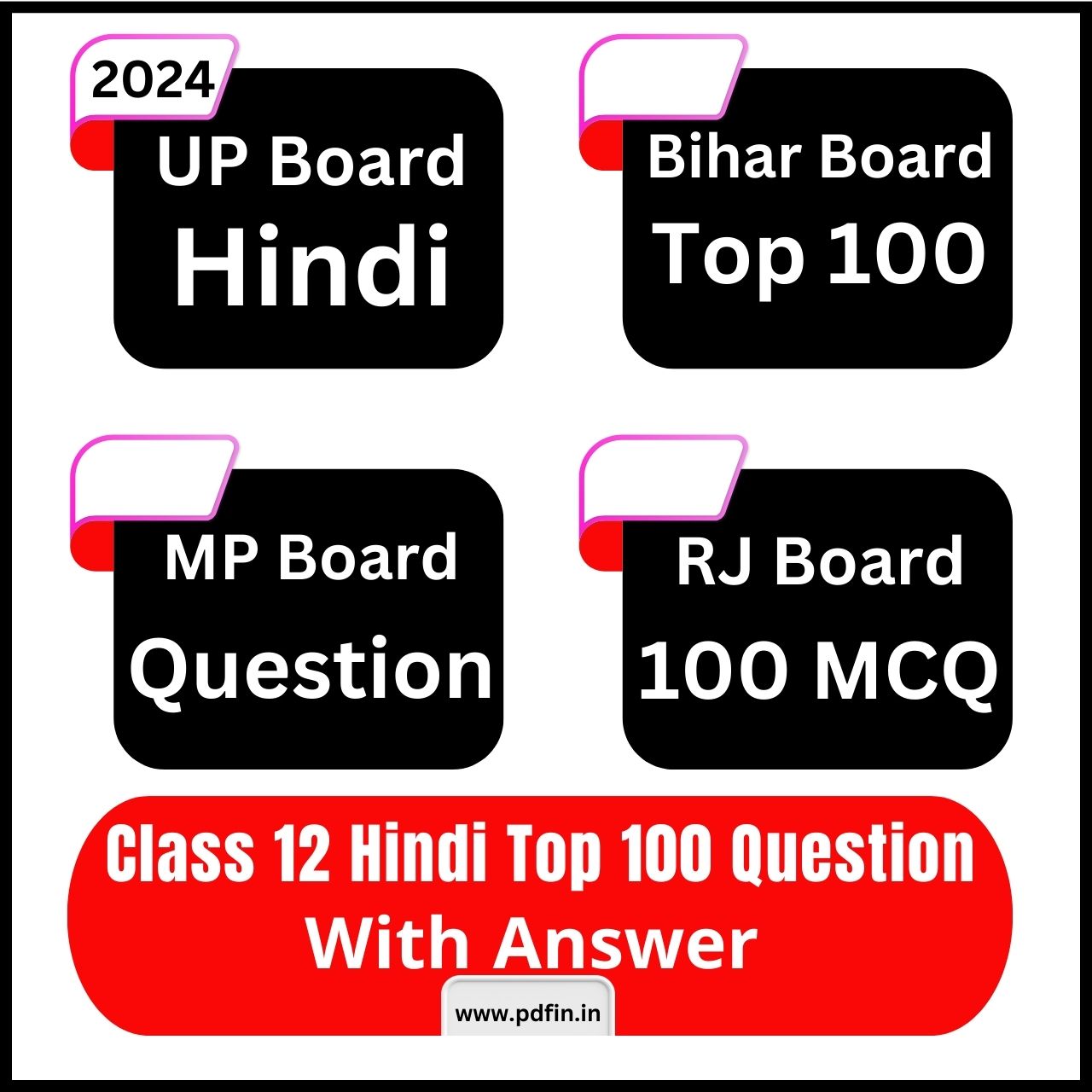 Class 12 Hindi Top 100 Question